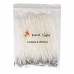 EricX Light 100 Piece Candle Wick 8" Pre-Waxed & Cotton Core,For Candle Making,Candle DIY